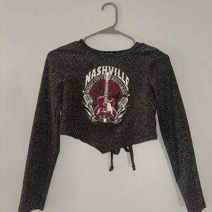 Originality Nashville Sparkly Top.  Childs XL fits as Adult XS